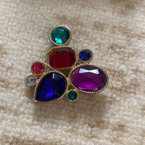 Vintage Mulit Colored Brooch